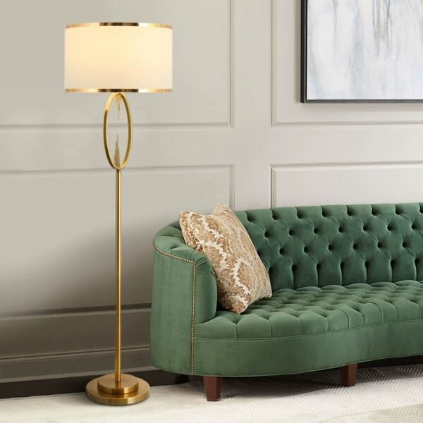 Luxe Metal Floor Lamp - Image 4